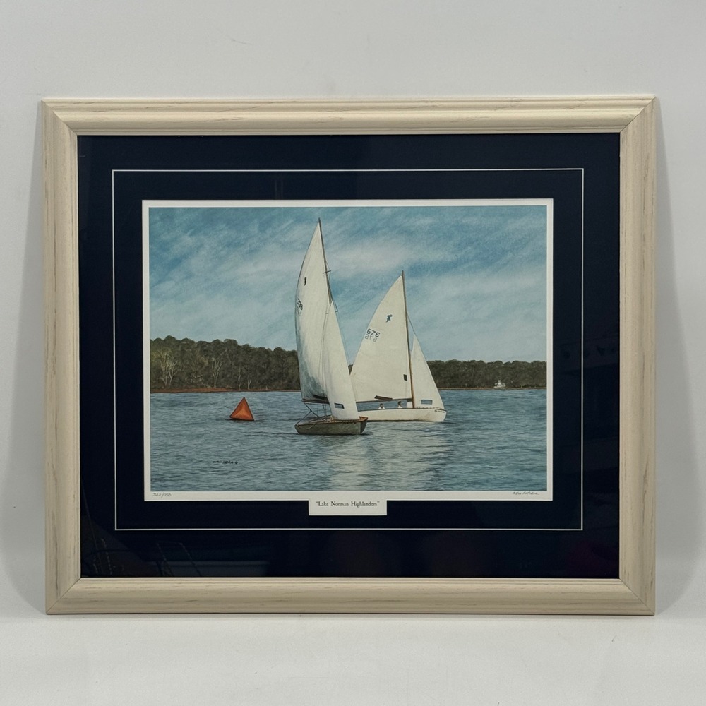 Cotton Ketchie Lake Norman Highlanders Signed Numbered Framed Print